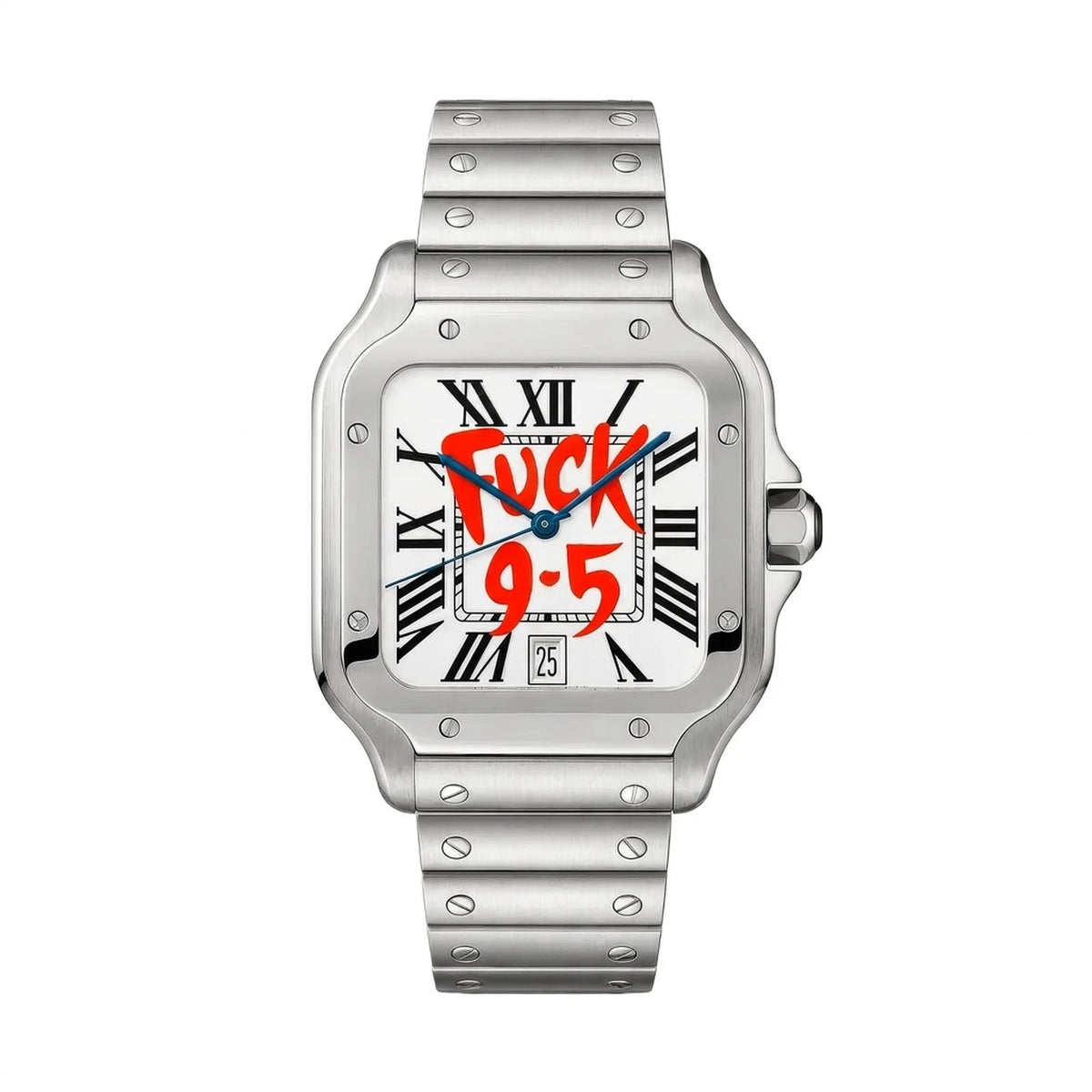Montre Carrée Blanche