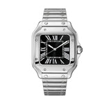Montre Carrée Noire