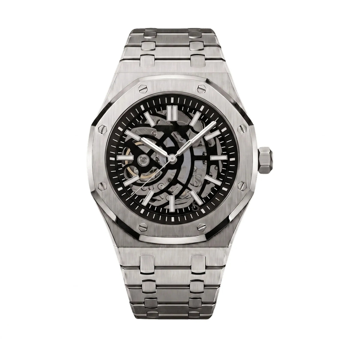 Montre Octogonale Squelette