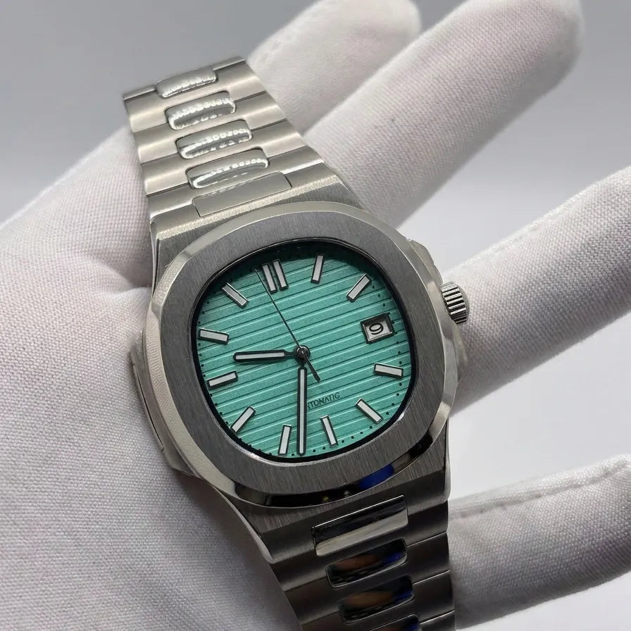 Montre Coussin Turquoise
