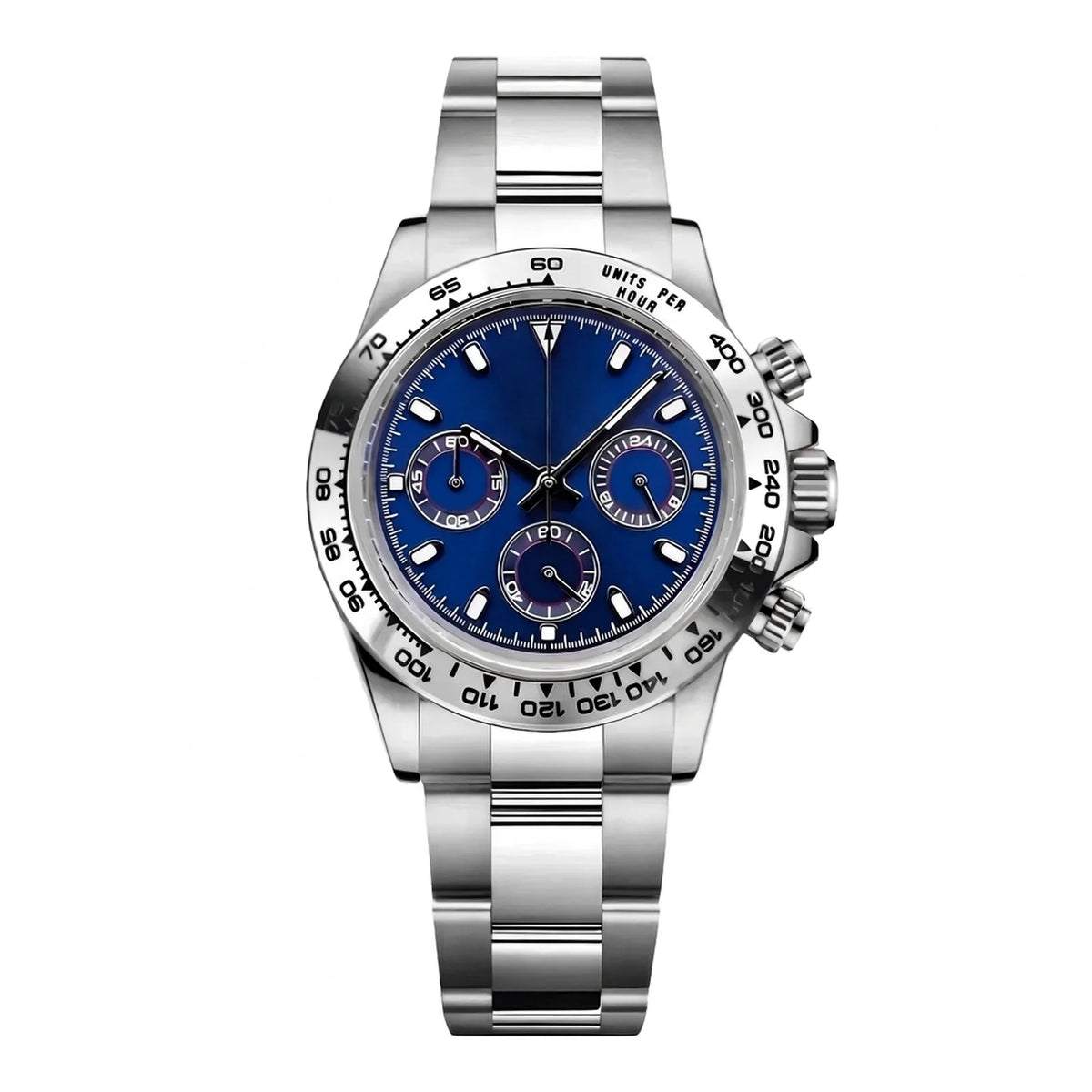 Montre Chronographe Cadran Bleu